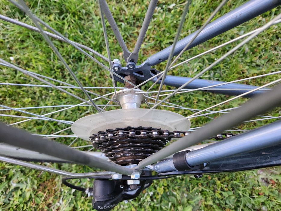 Rower miejski z przerzutkami shimano rama damka