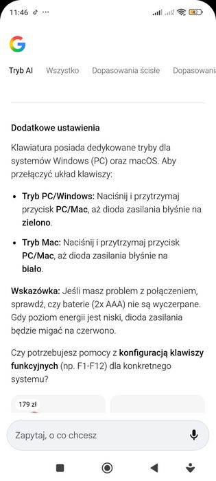 Klawiatura bezprzewodowa Xiaomi Dual