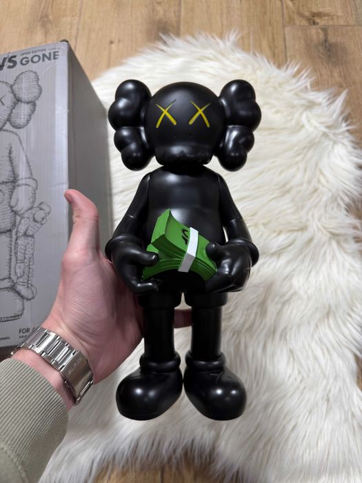 Фігурка KAWS Bearbrick CASH, іграшка-статуетка Кавс Бербрик з грошима