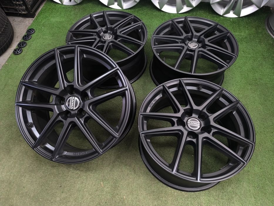 Czarne 18" felgi 5x108 et45 VOLVO Ford Peugeot Wysyłka