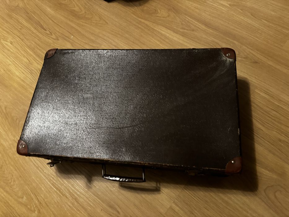 Walizka Wintage ciemny braz