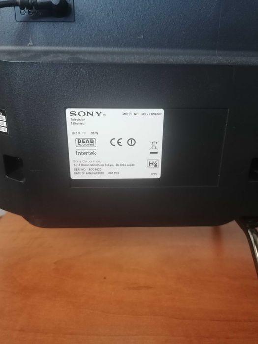 Televisor Smartv sony