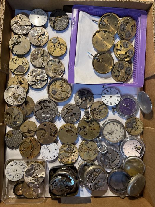 Zegarki kieszonkowe na czesci