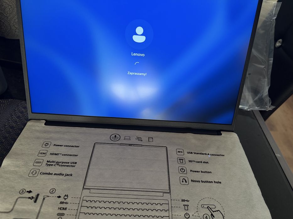 Calkowicie nowy laptop Lenovo