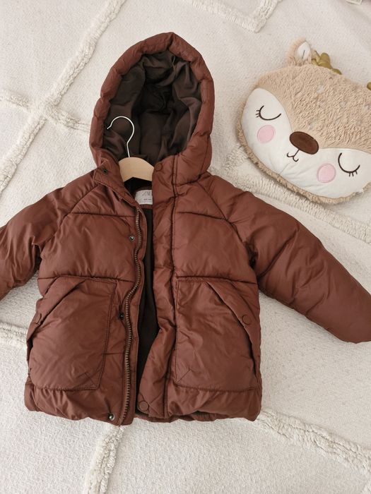 Kurtka zara 98 brązowa