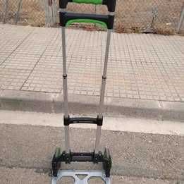 Carro de transporte dobrável alumínio até 70 kg