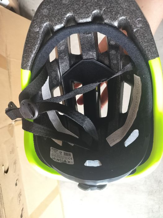 Capacete B'Twin Cidade 500 Amarelo Fluorescente