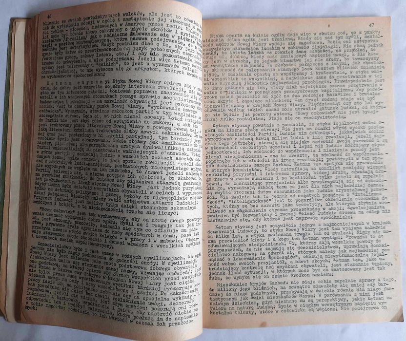 Miłosz Zniewolony Umysł Wydanie Podziemne Solidarność Maszynopis 1981 r. II Obieg