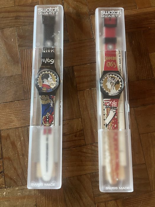 Relógios Swatch by Ravage Napoleão e Josefina