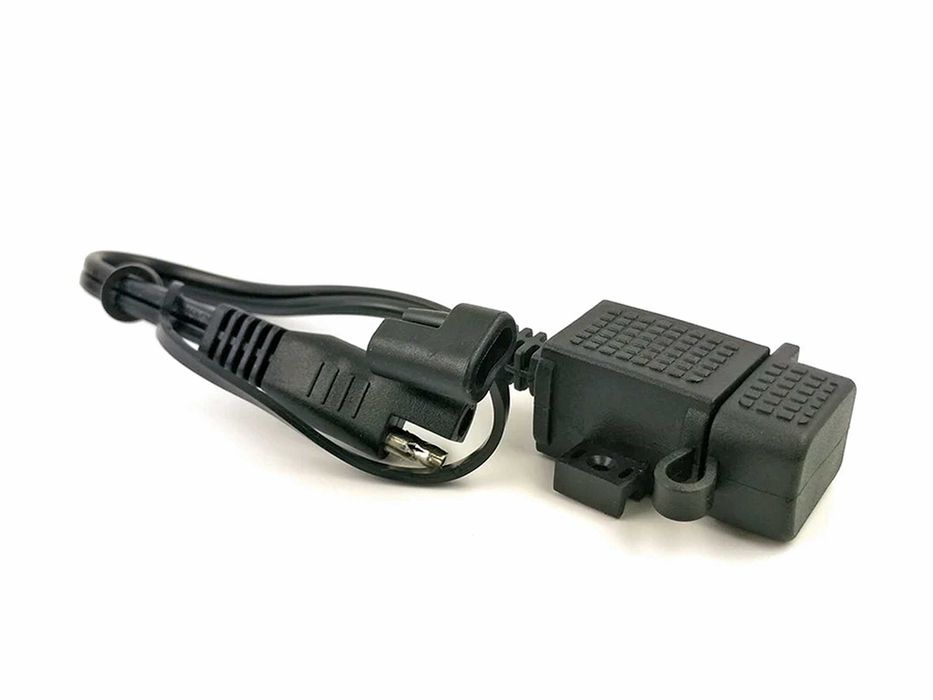 Carregador USB Universal 2.1A Motocicleta Impermeável com ficha SAE
