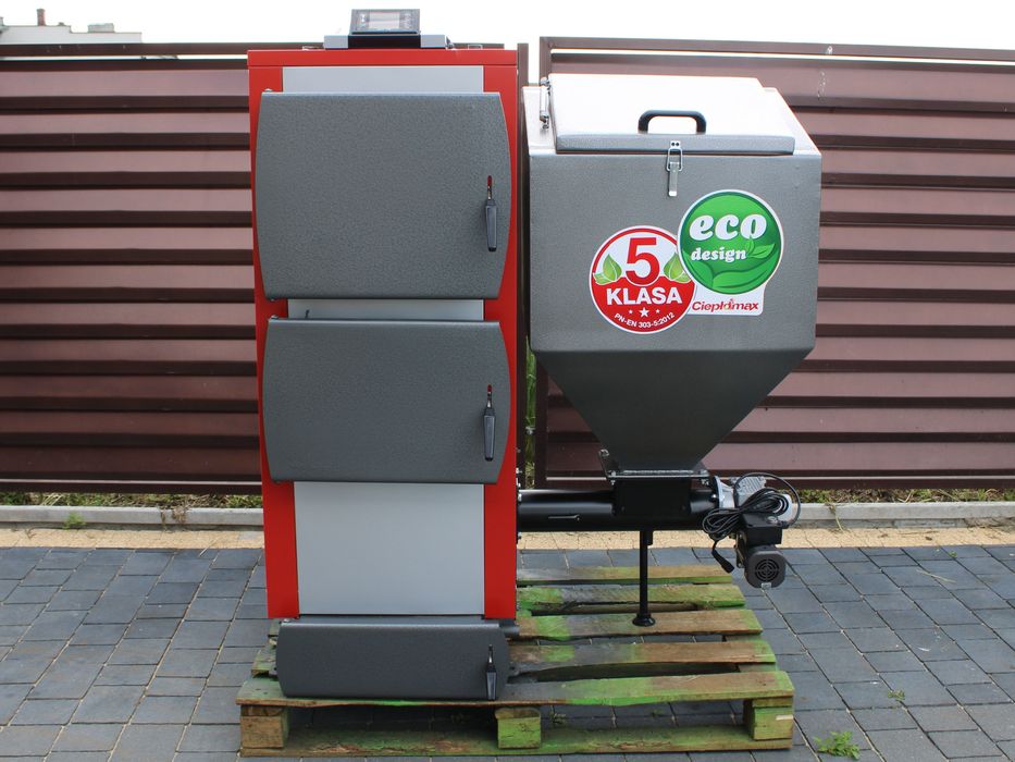 Kocioł 20kW z podajnikiem na ekogroszek kotły piec 180m Pleszew 5klasa