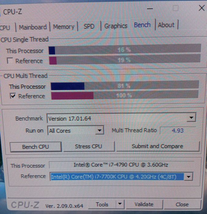 CPU intel i7 4790