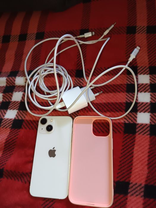 iPhone 13 mini – 128GB – cor “Luz das Estrelas” (Starlight / branco).
