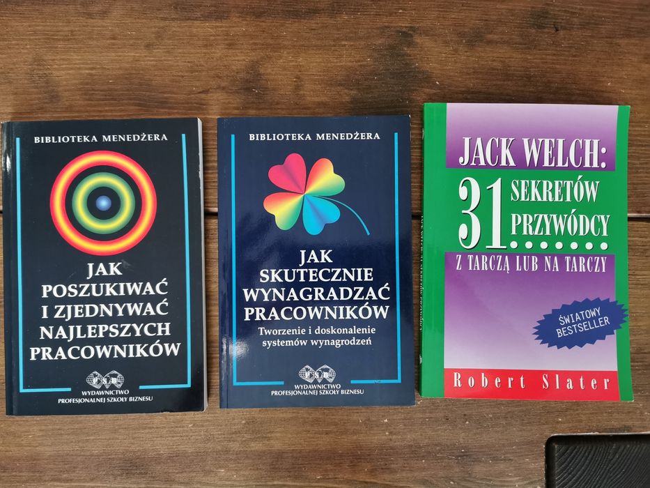 Biblioteka menedżera - 3 książki