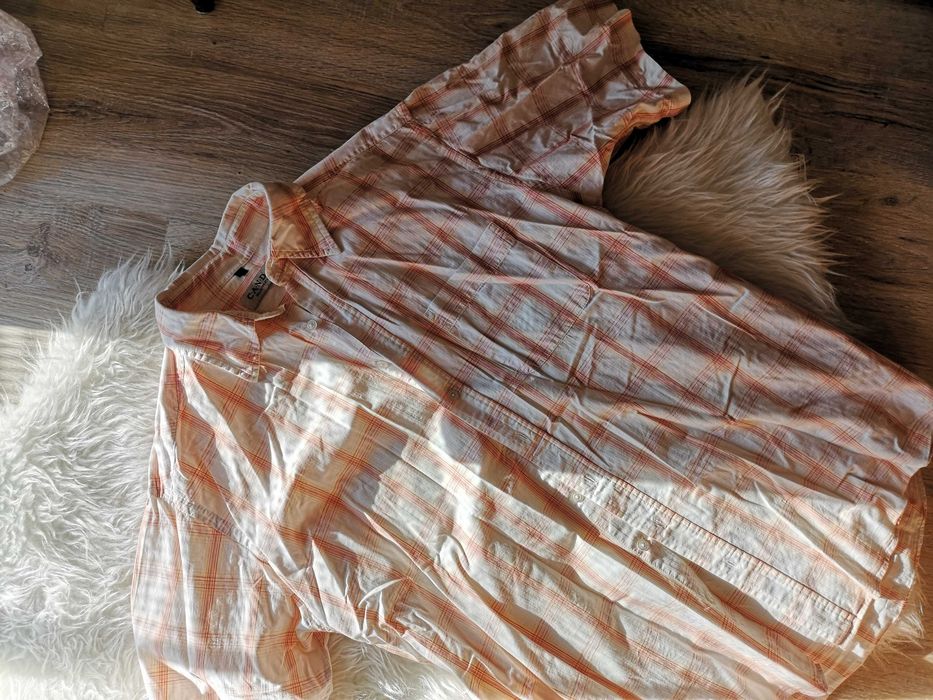 C&A Canda koszula w kratę bawełna 41/42/L