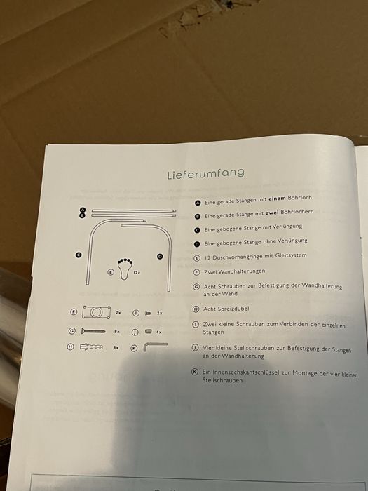 Drążek prysznicowy/wannowy