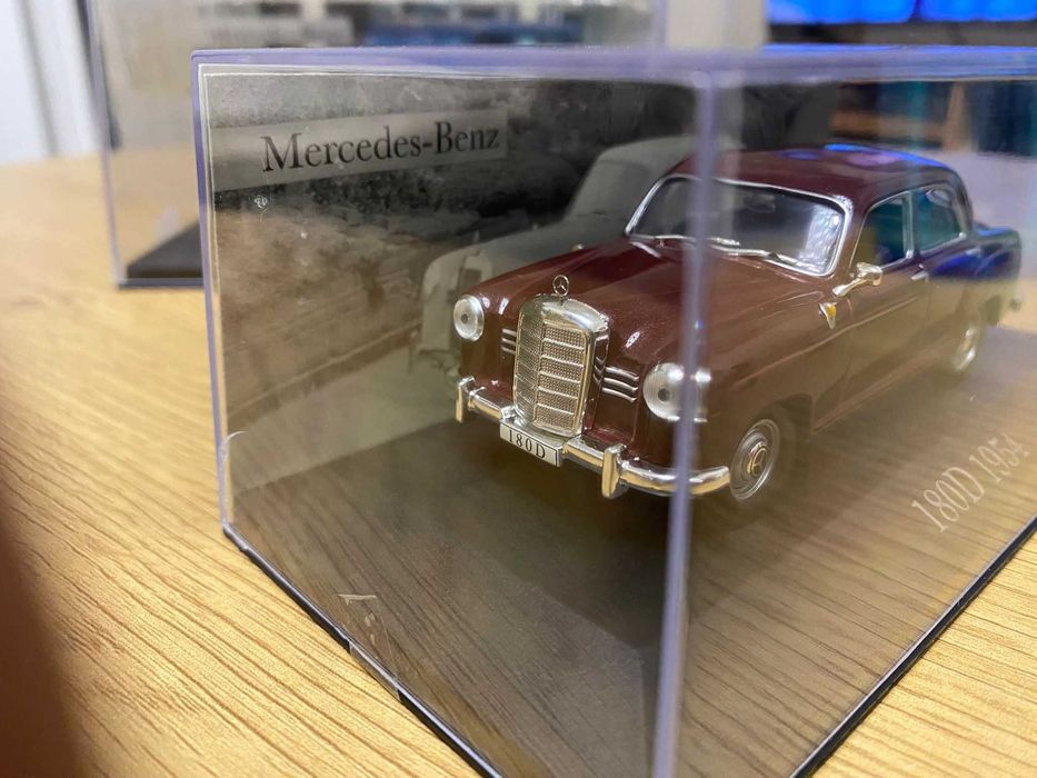 Miniaturas Mercedes-Benz 1:43 – G500 V8 1993 e 180D 1954