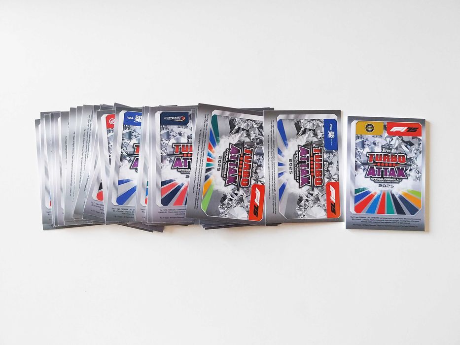40 cards (36 diferentes) F1 2025 Turbo Attax | Topps formula1 f1 lote ou venda avulso