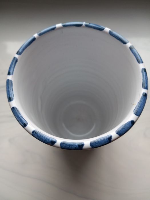 Ceramiczny kubeczek,pojemnik.Rękodzieło.