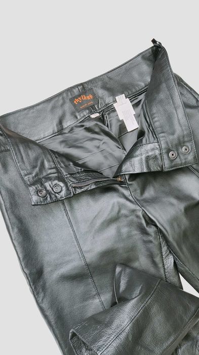 Rhythms _ Quality Leather _ 100% _ Biker_ Spodnie skórzane