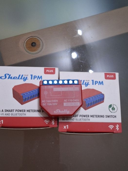 Shelly plus 1pm ( 2 unidades)