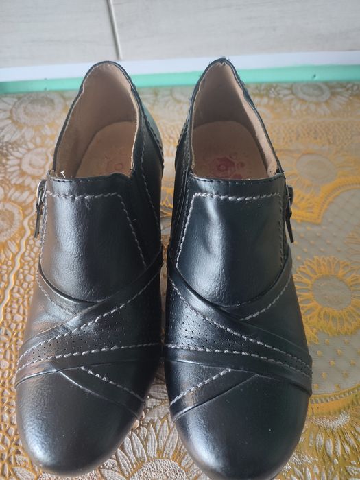 Туфлі, черевики reliefe,  шкіряні 25см