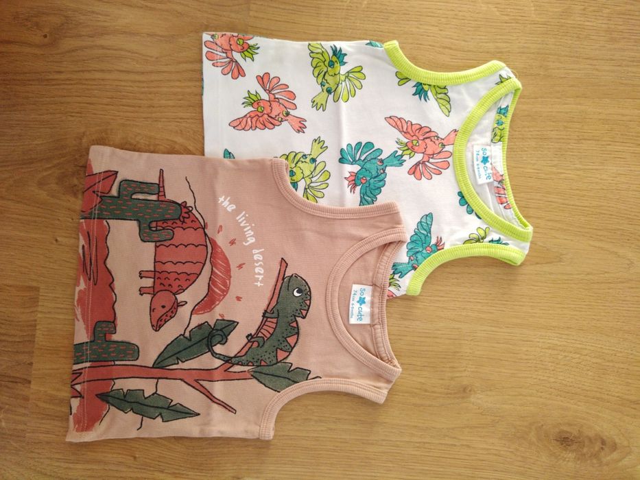 Koszulki chłopięce, rozmiar 74