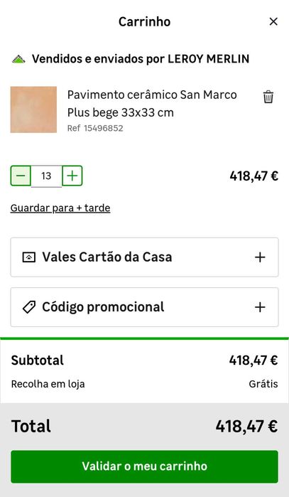 Pavimento cerâmico exterior