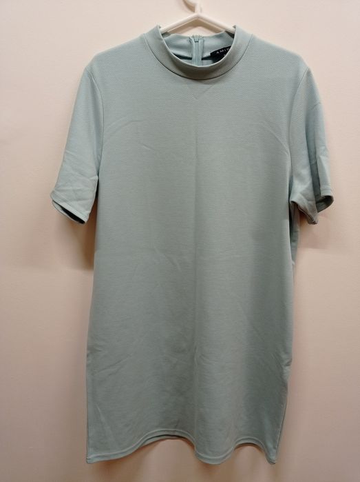 Sukienka seledynowa - miętowa 42