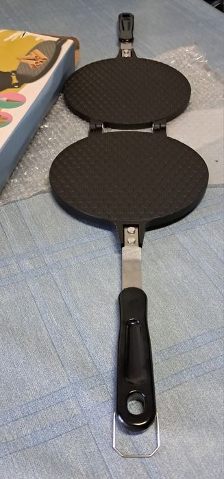 Frigideira dupla panquecas nova anti aderente