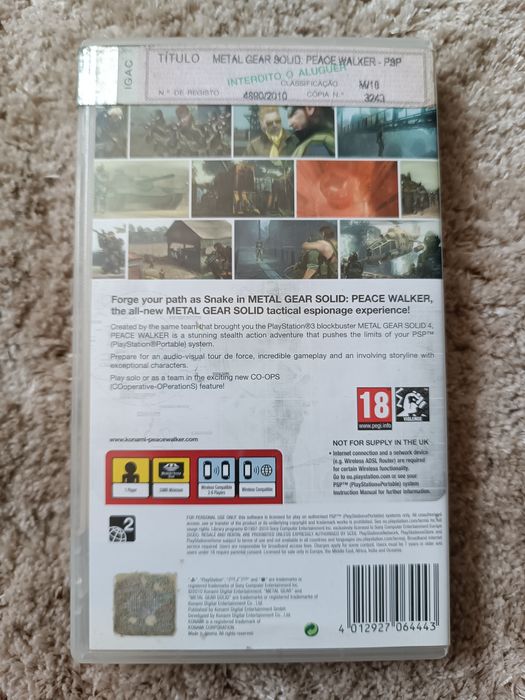 Metal Gear Solid Peace Walker (PSP)