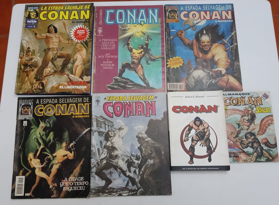 7  Livros Conan, várias coleções diferentes