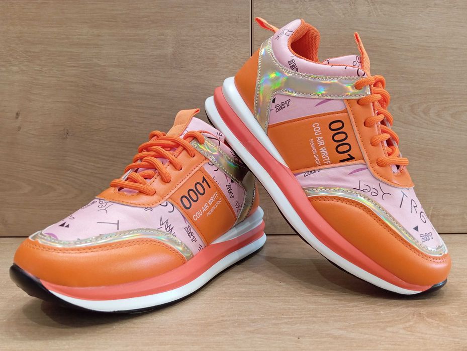 Sneakersy Damskie COU AIR WRITE FASHION SPORT"  "0001". Rozm 37 / 23cm