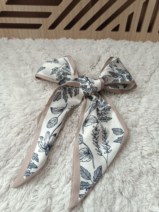 Wstążka satynowa do torebki włosów kucyka koka warkocza kokarda