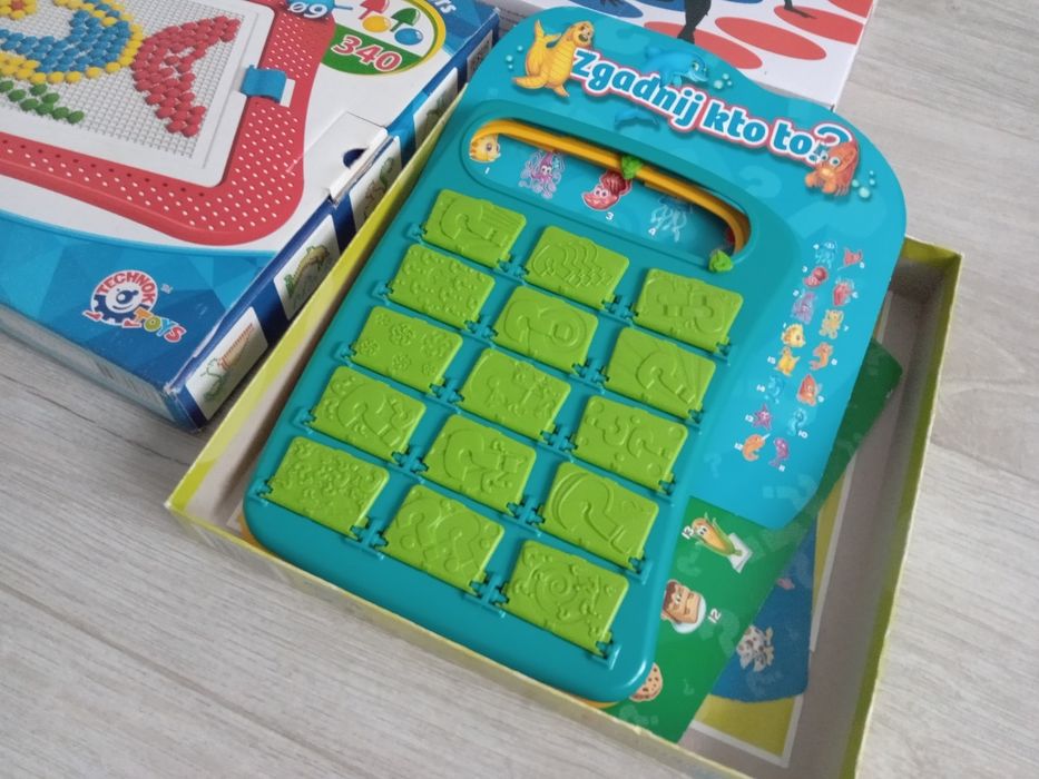 Zgadnij kto to, mozaic, twister. Cały zestaw gier