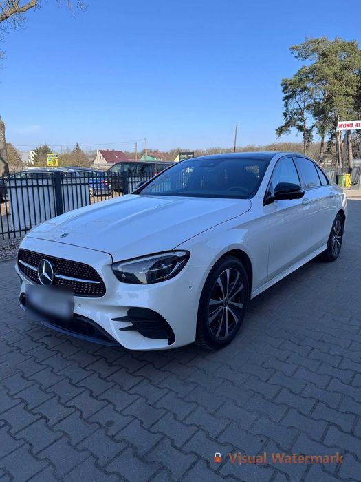 Mercedes E klasa 2021r e220d 4matic Pakiet AMG automat wynajem
