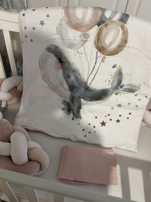 Дитяча постіль, косичка бортик, одіяло, простинь на резинці