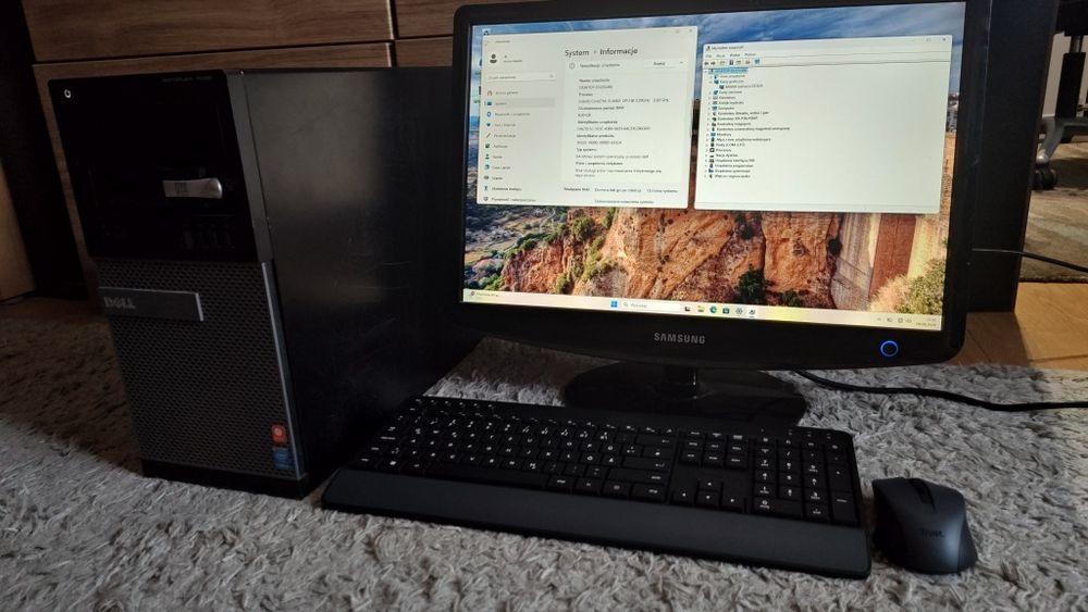 Komputer biurowy zestaw Intel Nvidia 8GB RAM GT610