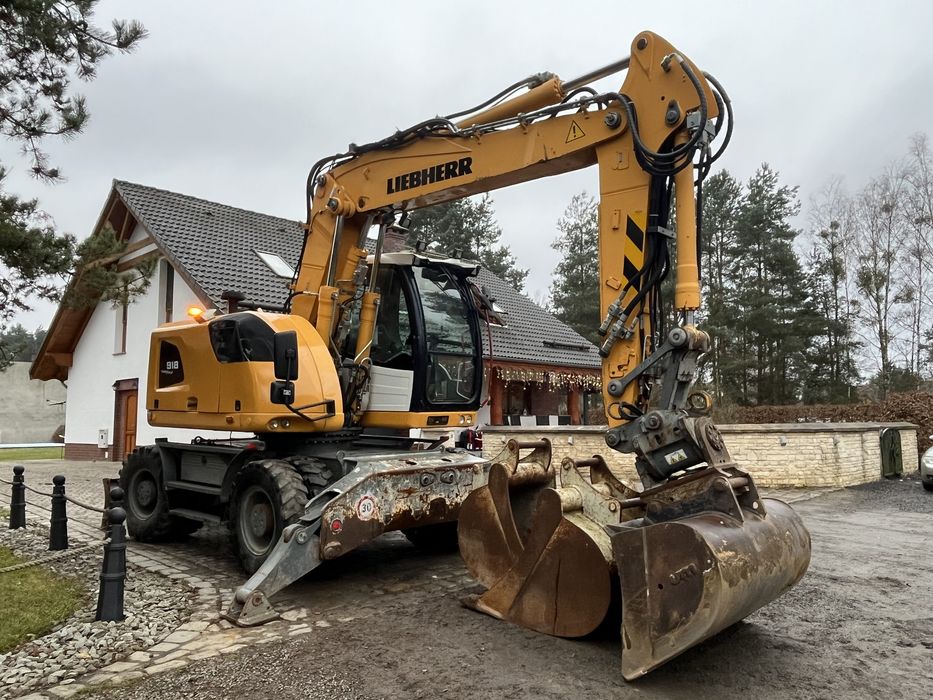 liebherr 918 compact koparka kołowa 3xłyżki