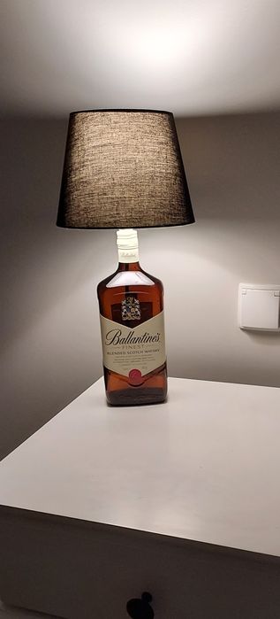 Lampa handmade z butelek