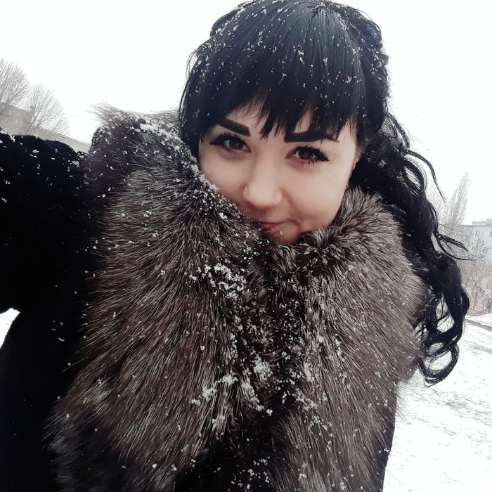 Шуба кролик, чорнобурка