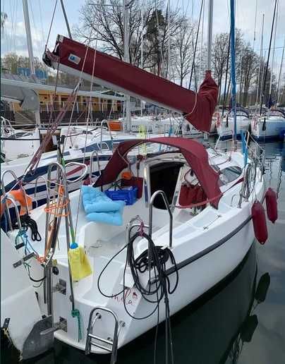 Sprzedam jacht żaglowy Sasanka 660 nowy grot Faktura żaglówka WJM