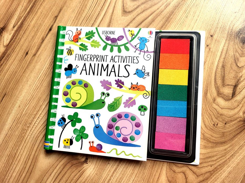 Fingerprint Activities Animals Usborne malowanie palcami finger paint