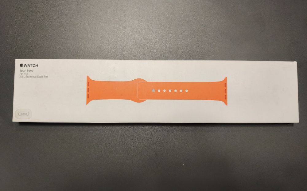 Pasek do Apple Watcha Sport Band Apricot 38mm SM/ML NOWY