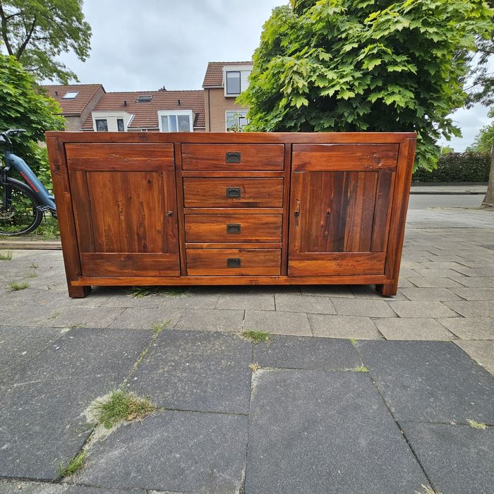 Drewniana komoda kolonialna 180x85,5x44,5