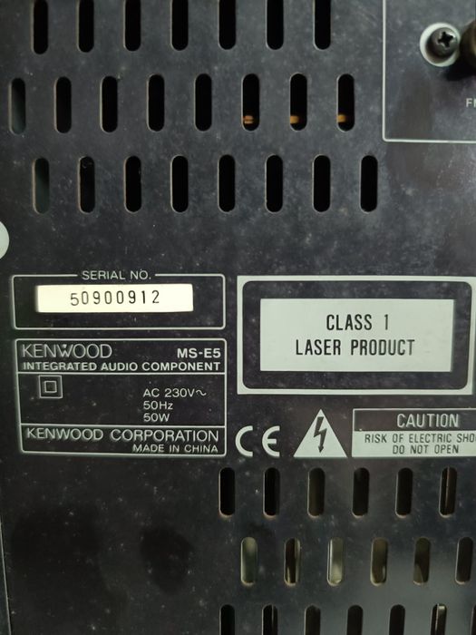 Aparelhagem Kenwood MS-E5