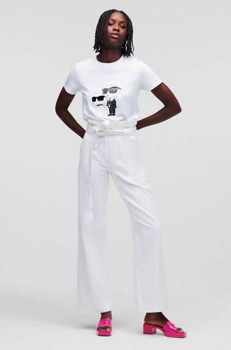 Футболка Karl Lagerfeld new Collection чорна біла
