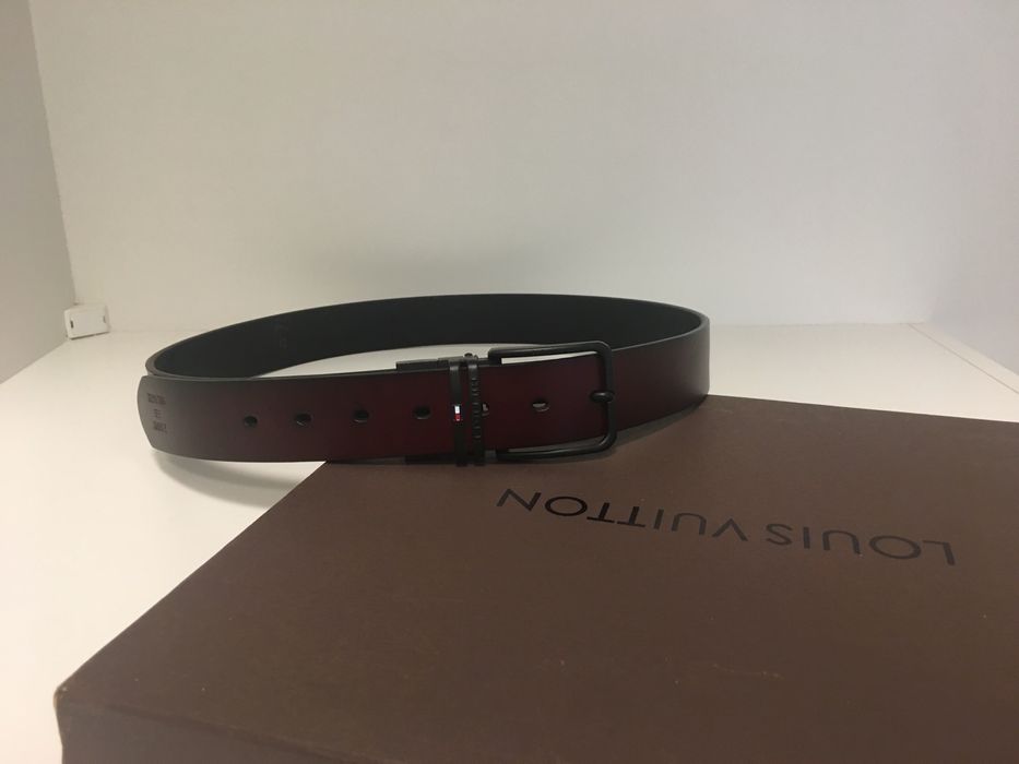 Oryginalny pasek TH tommy hilfiger meski czarny skora skorzany