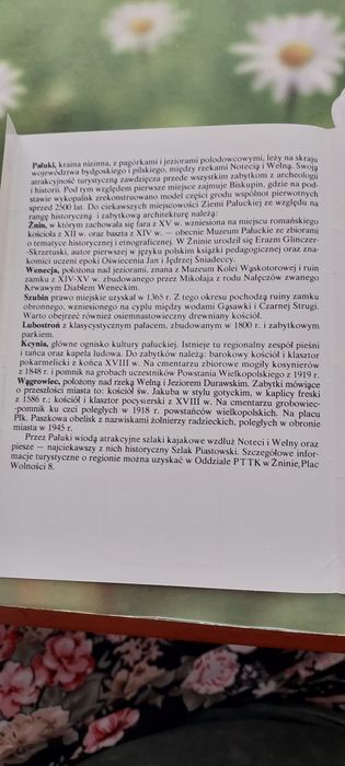 PAŁUKI składany folder informacyjny
