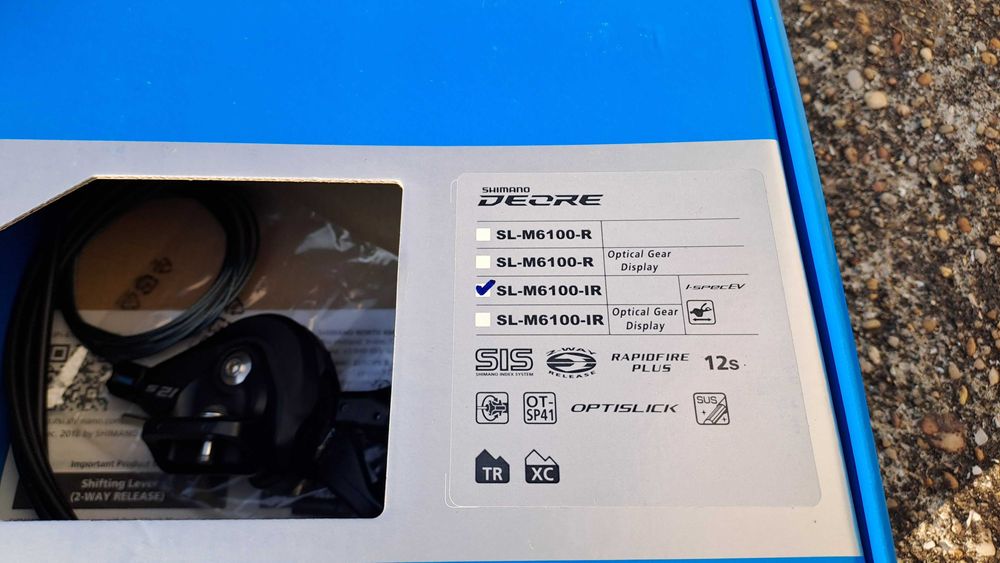 Shimano Deore SL-M6100 Rapidfire - I-Spec EV - 12 velocidades